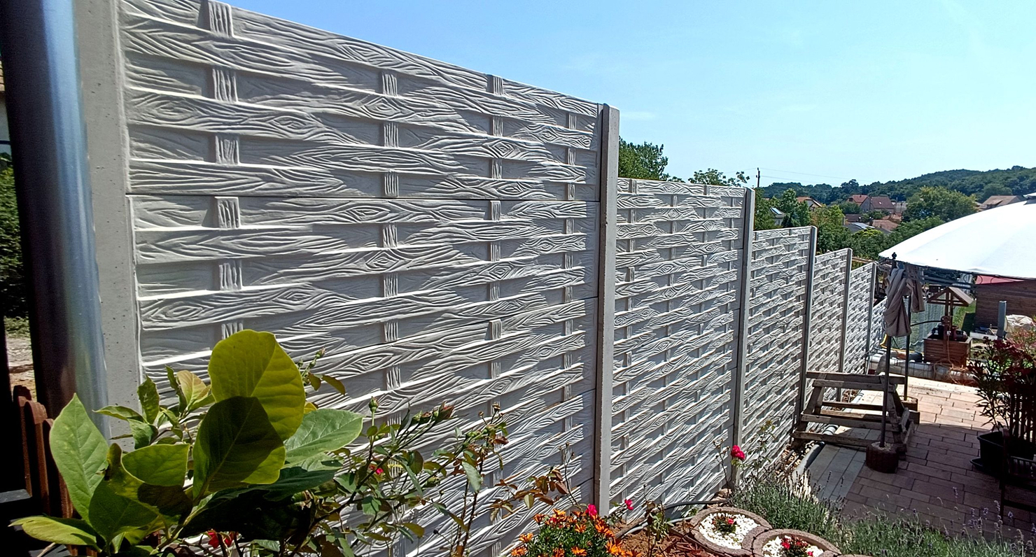 Elemes Betonkerítés